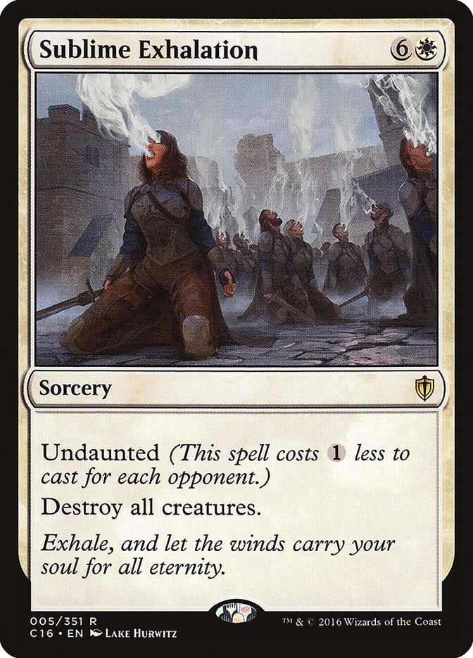 Sublime Exhalation [Commander 2016] | Gamer Loot