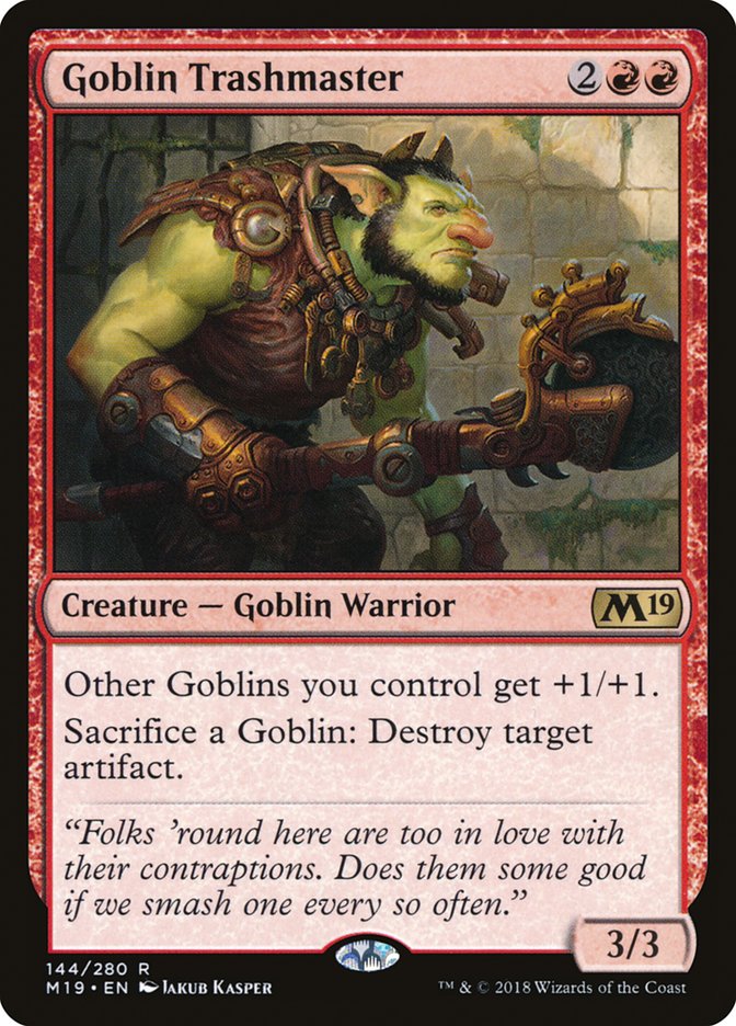 Goblin Trashmaster [Core Set 2019] | Gamer Loot