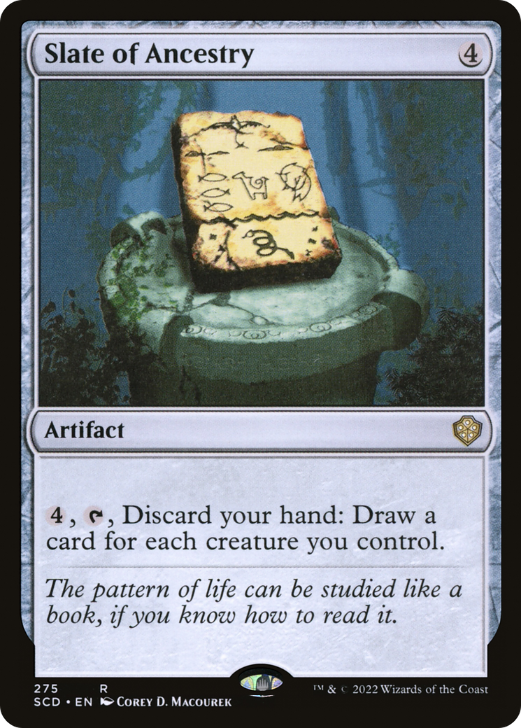 Slate of Ancestry [Starter Commander Decks] | Gamer Loot