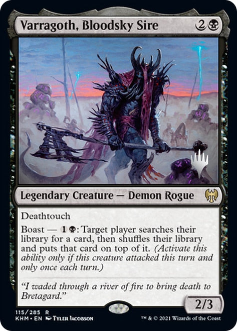 Varragoth, Bloodsky Sire [Kaldheim Promos] | Gamer Loot