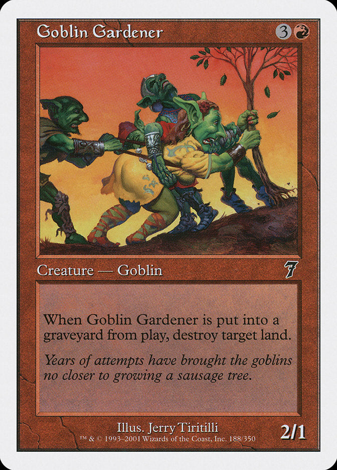 Goblin Gardener [Seventh Edition] | Gamer Loot