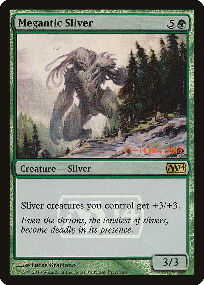 Megantic Sliver [Magic 2014 Prerelease Promos] | Gamer Loot