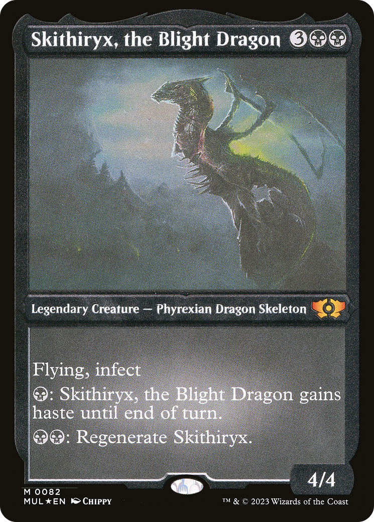Skithiryx, the Blight Dragon (Foil Etched) [Multiverse Legends] | Gamer Loot