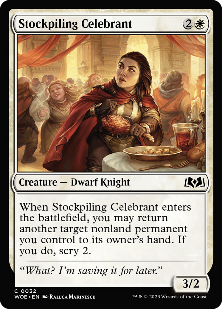 Stockpiling Celebrant [Wilds of Eldraine] | Gamer Loot