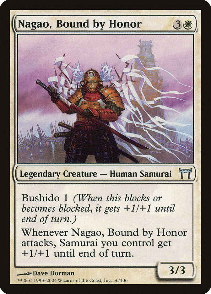 Nagao, Bound by Honor [Champions of Kamigawa] | Gamer Loot