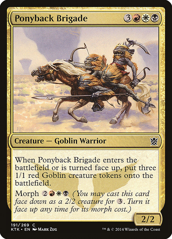 Ponyback Brigade [Khans of Tarkir] | Gamer Loot