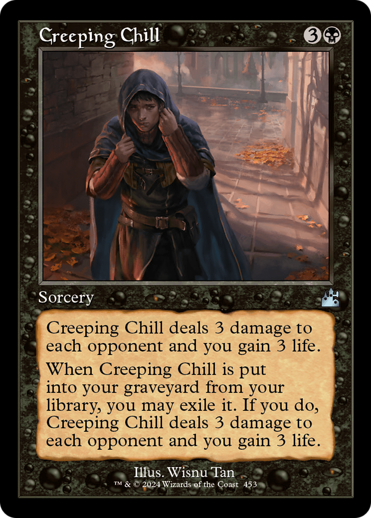 Creeping Chill (Retro Frame) [Ravnica Remastered] | Gamer Loot