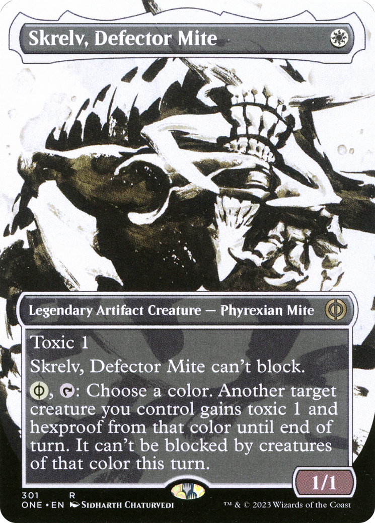 Skrelv, Defector Mite (Borderless Ichor) [Phyrexia: All Will Be One] | Gamer Loot