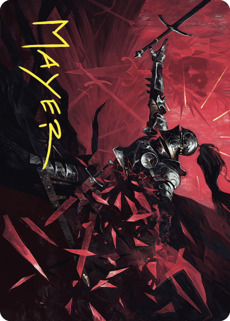 Shatter the Oath Art Card (Gold-Stamped Signature) [Wilds of Eldraine Art Series] | Gamer Loot