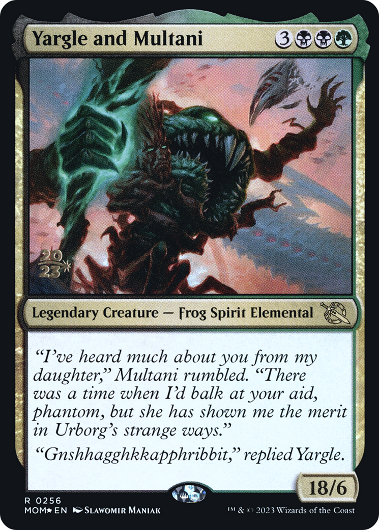 Yargle and Multani [March of the Machine Prerelease Promos] | Gamer Loot