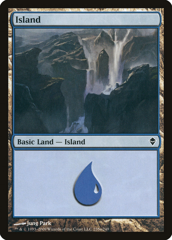 Island (235a) [Zendikar] | Gamer Loot