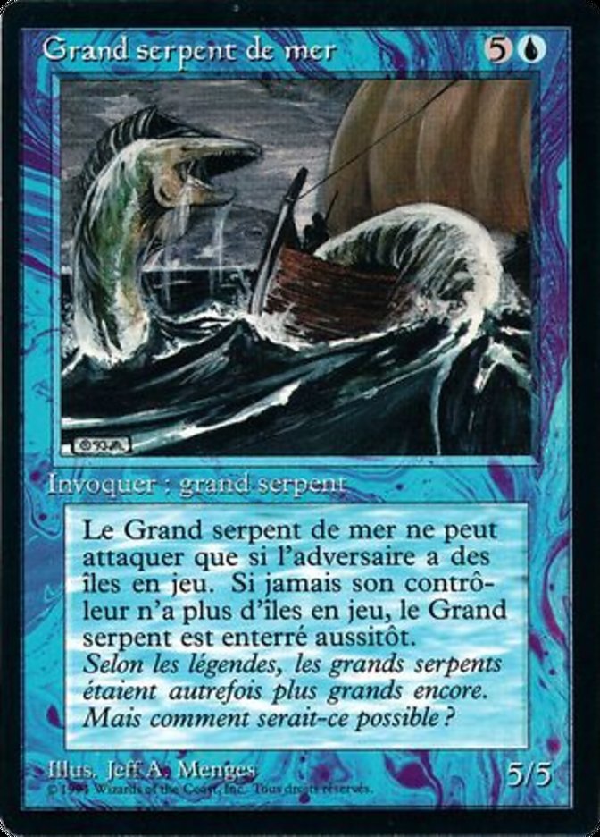 Sea Serpent [Foreign Black Border] | Gamer Loot