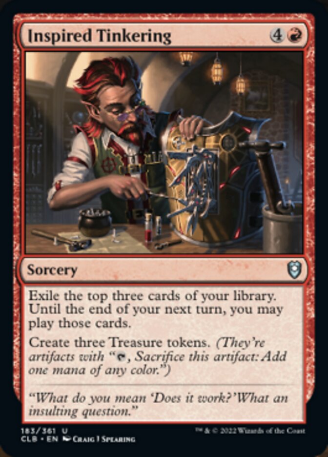 Inspired Tinkering [Commander Legends: Battle for Baldur's Gate] | Gamer Loot