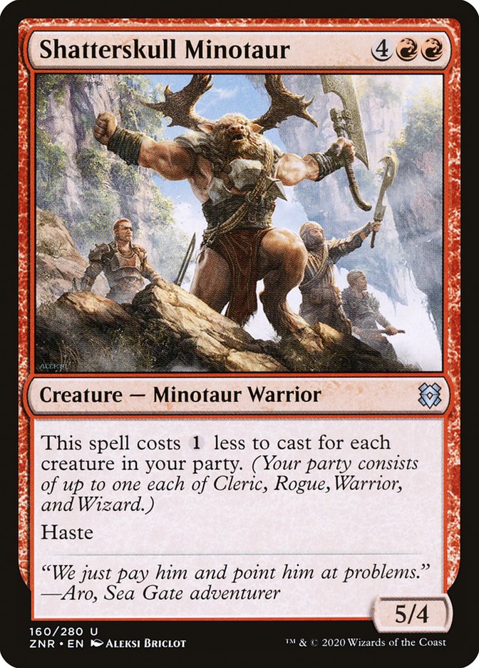 Shatterskull Minotaur [Zendikar Rising] | Gamer Loot