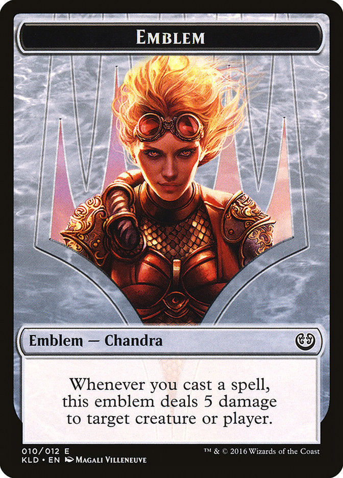 Chandra, Torch of Defiance Emblem [Kaladesh Tokens] | Gamer Loot