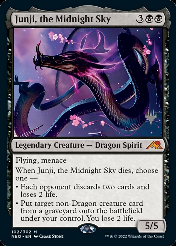 Junji, the Midnight Sky (Promo Pack) [Kamigawa: Neon Dynasty Promos] | Gamer Loot