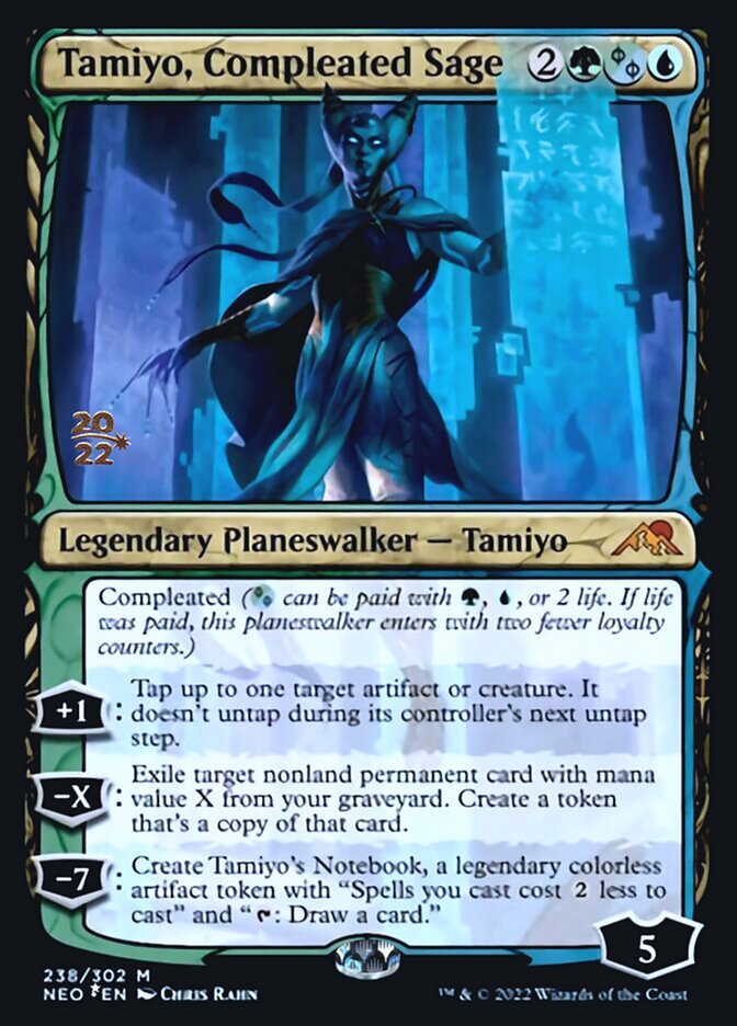 Tamiyo, Compleated Sage [Kamigawa: Neon Dynasty Prerelease Promos] | Gamer Loot