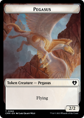 Copy (54) // Pegasus Double-Sided Token [Commander Masters Tokens] | Gamer Loot