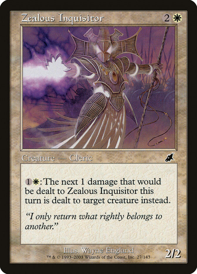 Zealous Inquisitor [Scourge] | Gamer Loot