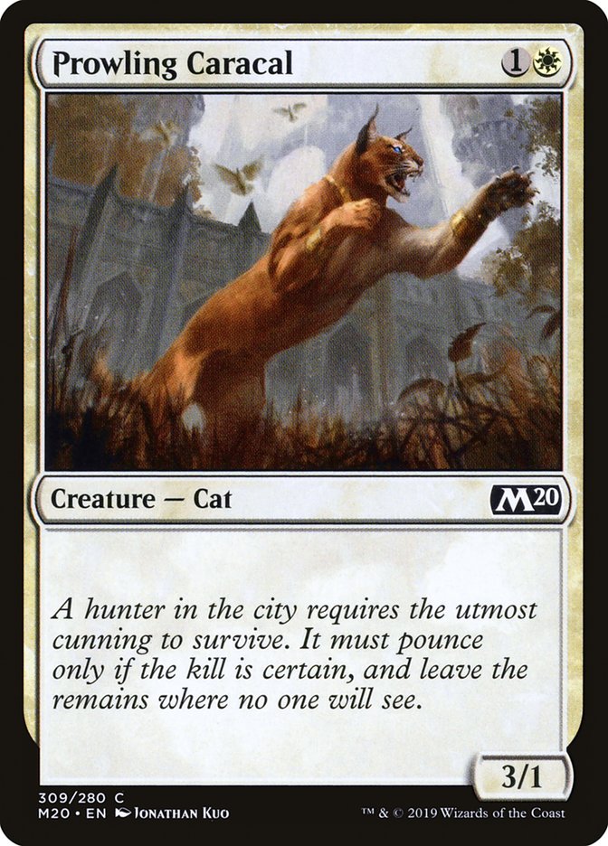 Prowling Caracal [Core Set 2020] | Gamer Loot