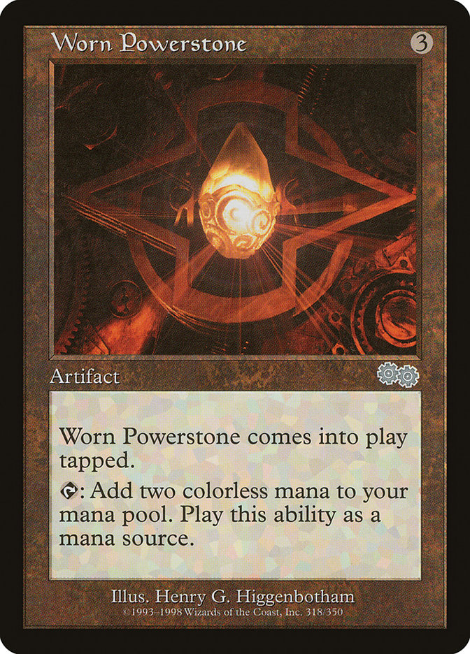 Worn Powerstone [Urza's Saga] | Gamer Loot