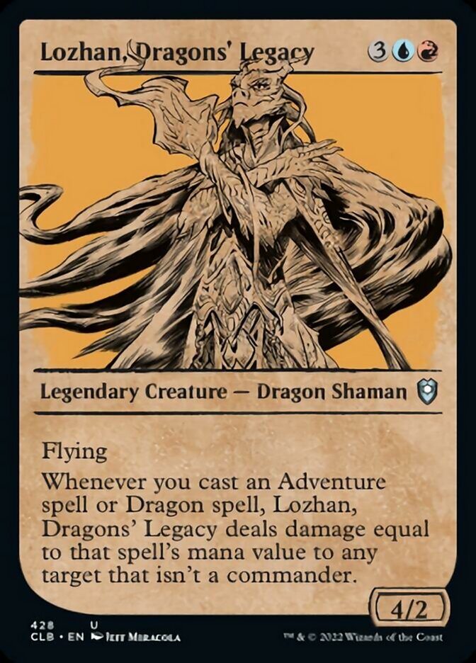 Lozhan, Dragons' Legacy (Showcase) [Commander Legends: Battle for Baldur's Gate] | Gamer Loot