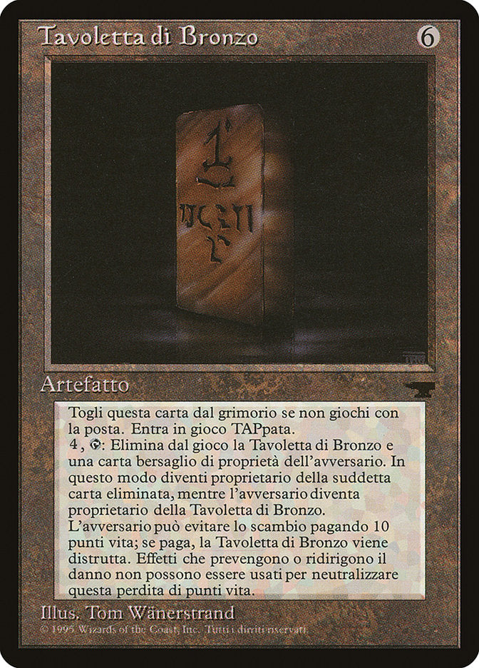 Bronze Tablet (Italian) - "Tavoletta di Bronzo" [Rinascimento] | Gamer Loot