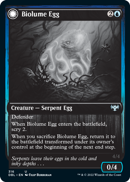 Biolume Egg // Biolume Serpent [Innistrad: Double Feature] | Gamer Loot