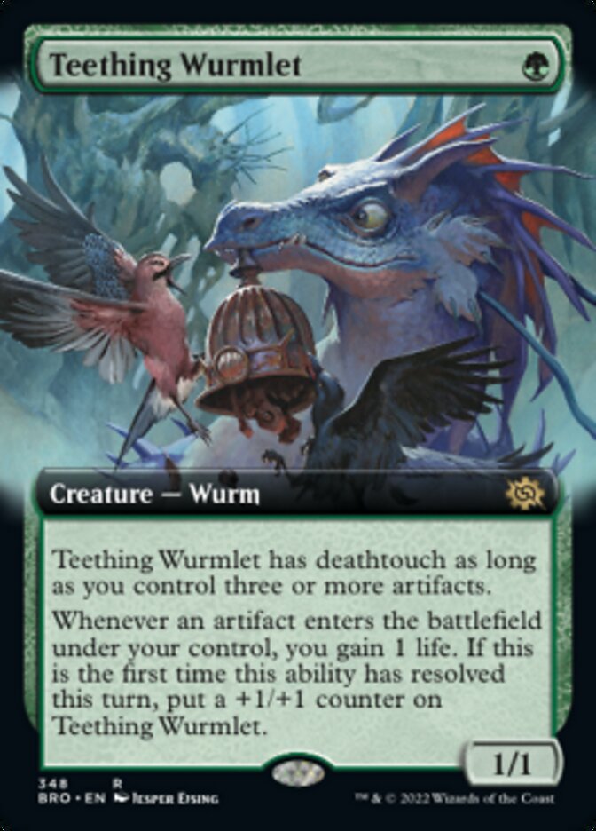 Teething Wurmlet (Extended Art) [The Brothers' War] | Gamer Loot