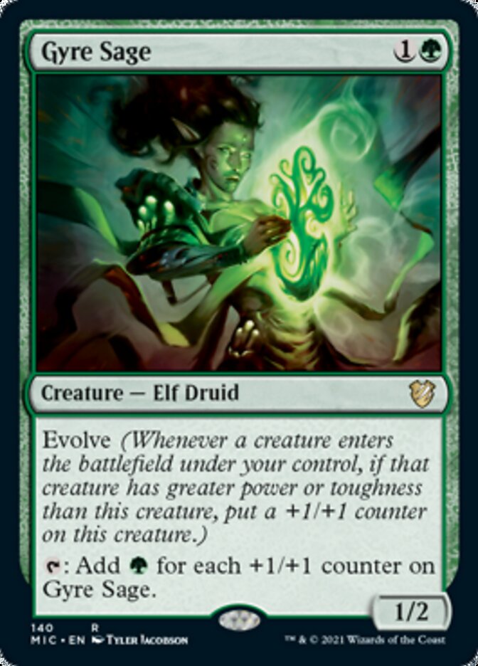 Gyre Sage [Innistrad: Midnight Hunt Commander] | Gamer Loot