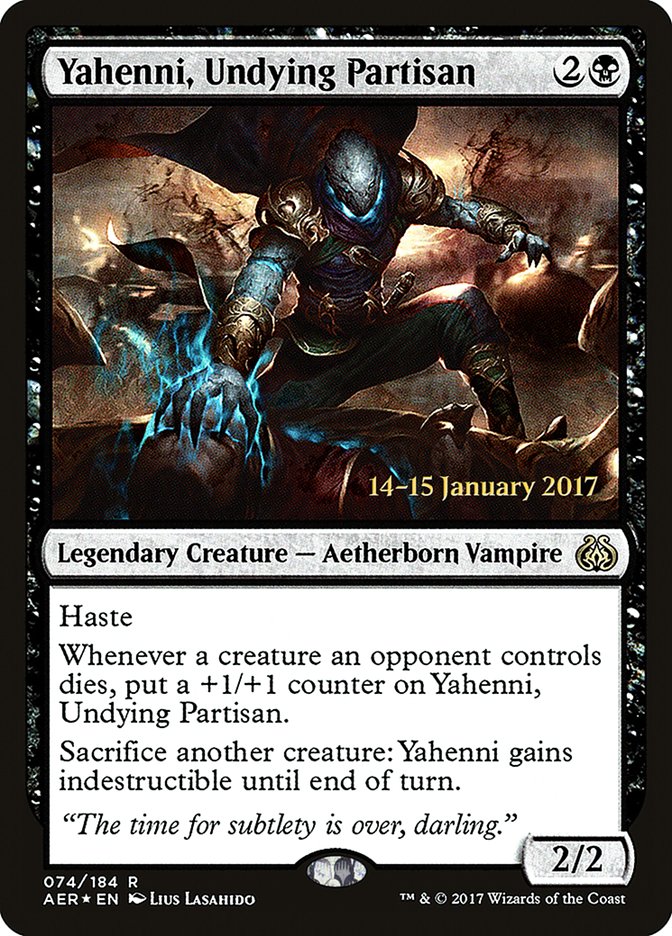 Yahenni, Undying Partisan  [Aether Revolt Prerelease Promos] | Gamer Loot