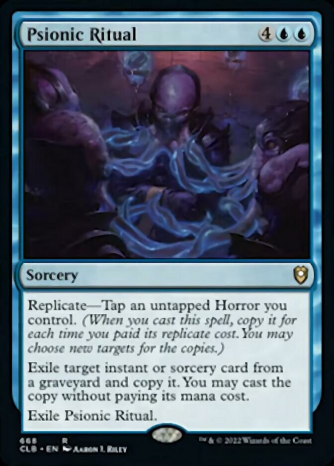 Psionic Ritual [Commander Legends: Battle for Baldur's Gate] | Gamer Loot