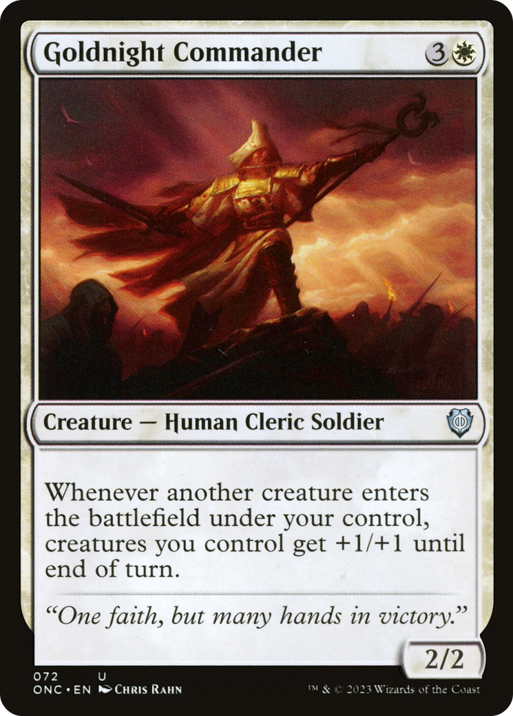 Goldnight Commander [Phyrexia: All Will Be One Commander] | Gamer Loot