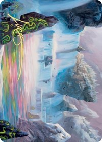 Glittering Frost Art Card (Gold-Stamped Signature) [Kaldheim: Art Series] | Gamer Loot