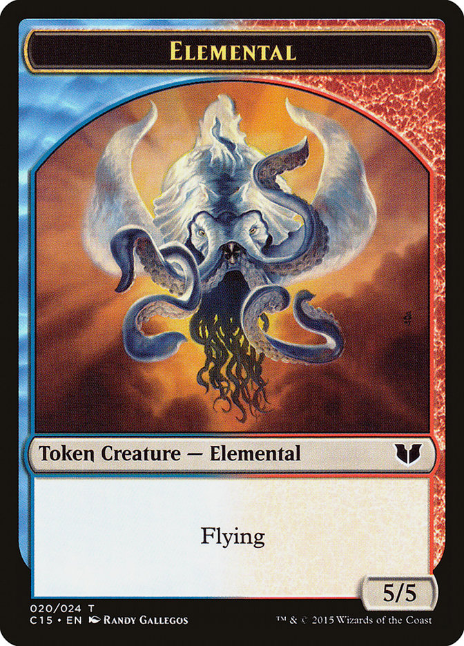 Drake // Elemental (020) Double-Sided Token [Commander 2015 Tokens] | Gamer Loot