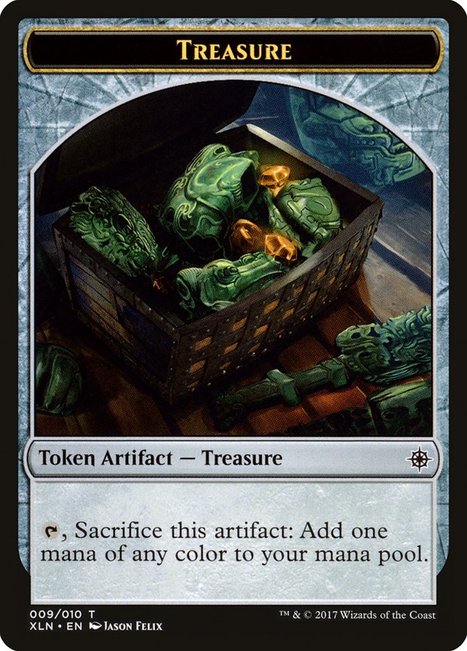 Treasure (009/010) [Ixalan Tokens] | Gamer Loot