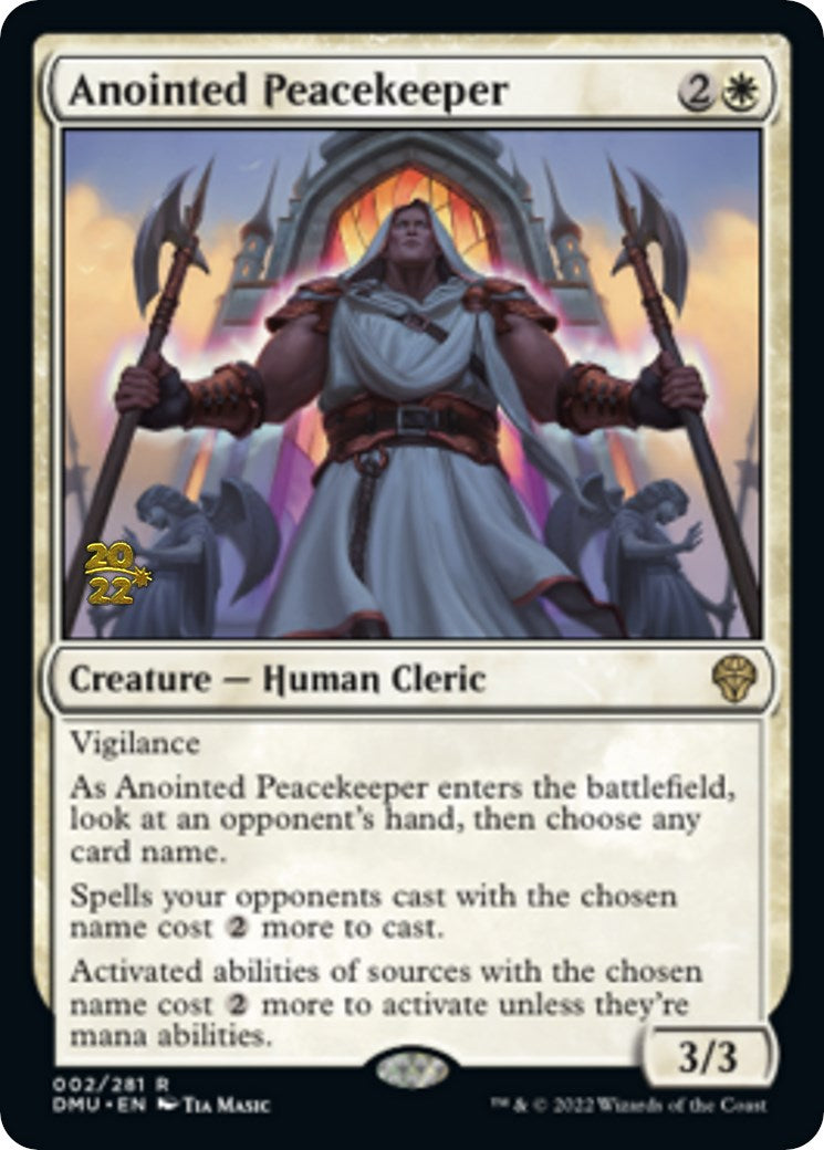 Anointed Peacekeeper [Dominaria United Prerelease Promos] | Gamer Loot