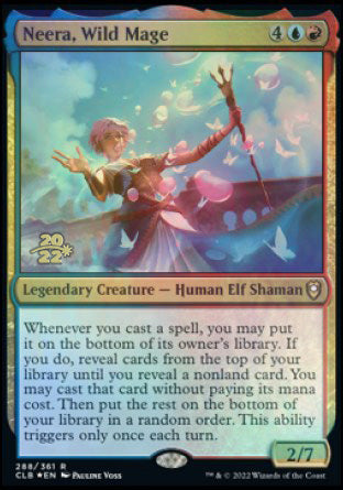 Neera, Wild Mage [Commander Legends: Battle for Baldur's Gate Prerelease Promos] | Gamer Loot