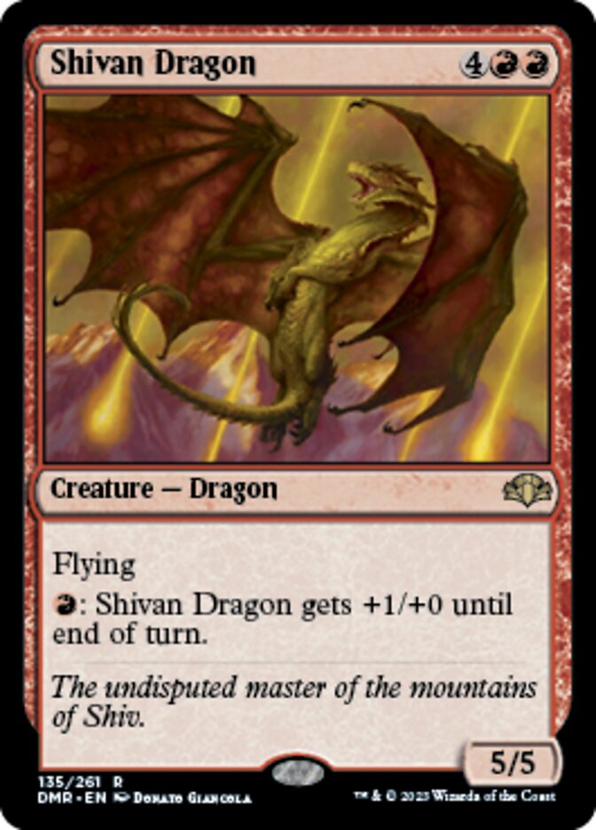 Shivan Dragon [Dominaria Remastered] | Gamer Loot
