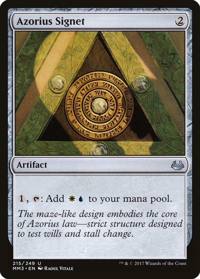 Azorius Signet [Modern Masters 2017] | Gamer Loot