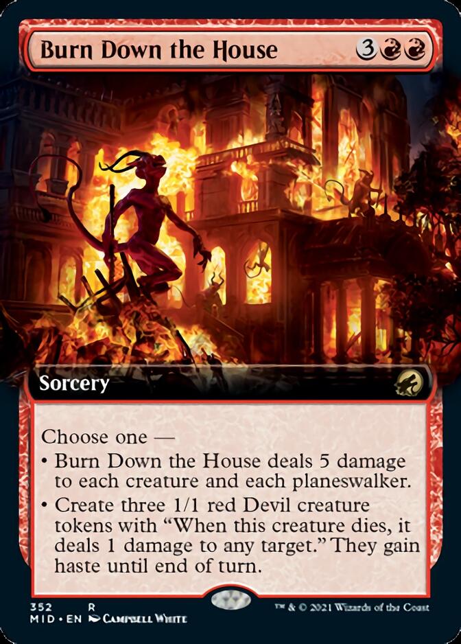 Burn Down the House (Extended) [Innistrad: Midnight Hunt] | Gamer Loot