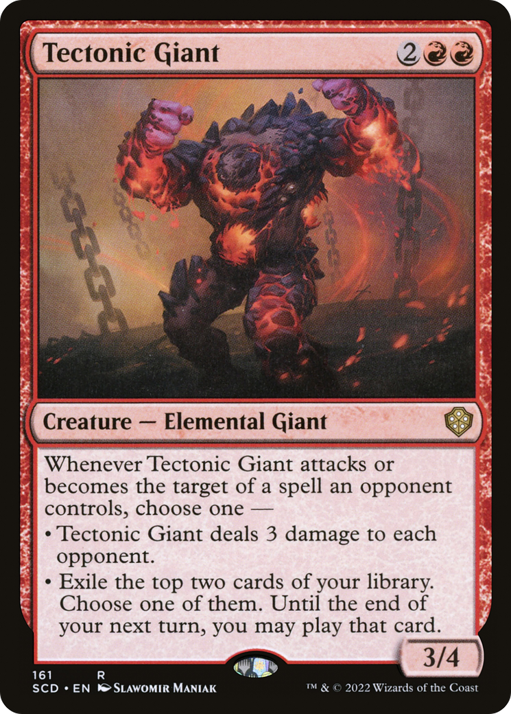 Tectonic Giant [Starter Commander Decks] | Gamer Loot