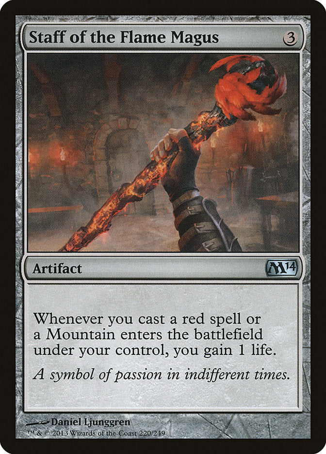 Staff of the Flame Magus [Magic 2014] | Gamer Loot