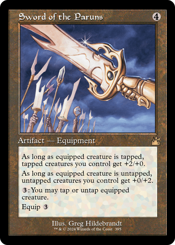 Sword of the Paruns (Retro Frame) [Ravnica Remastered] | Gamer Loot