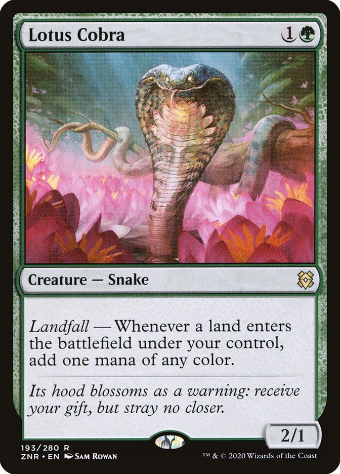 Lotus Cobra [Zendikar Rising] | Gamer Loot