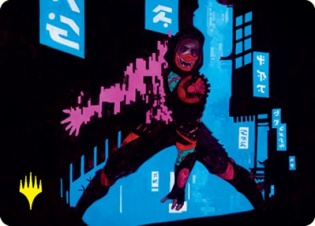 Return to Action Art Card (Gold-Stamped Signature) [Kamigawa: Neon Dynasty Art Series] | Gamer Loot