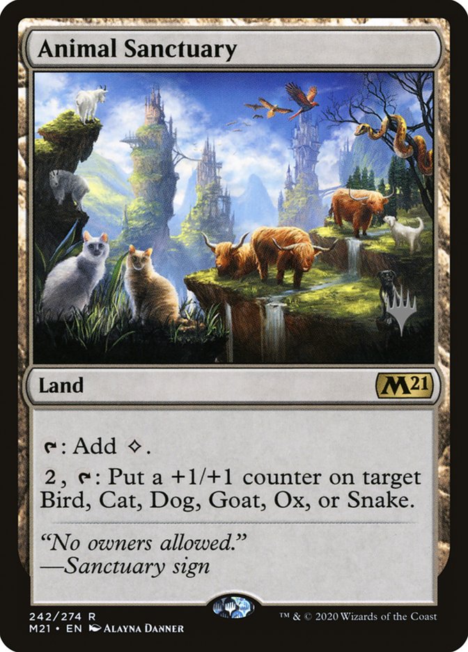 Animal Sanctuary (Promo Pack) [Core Set 2021 Promos] | Gamer Loot