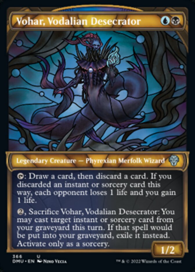 Vohar, Vodalian Desecrator (Showcase Textured) [Dominaria United] | Gamer Loot