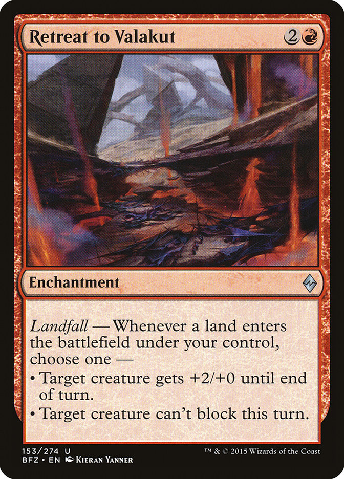 Retreat to Valakut [Battle for Zendikar] | Gamer Loot