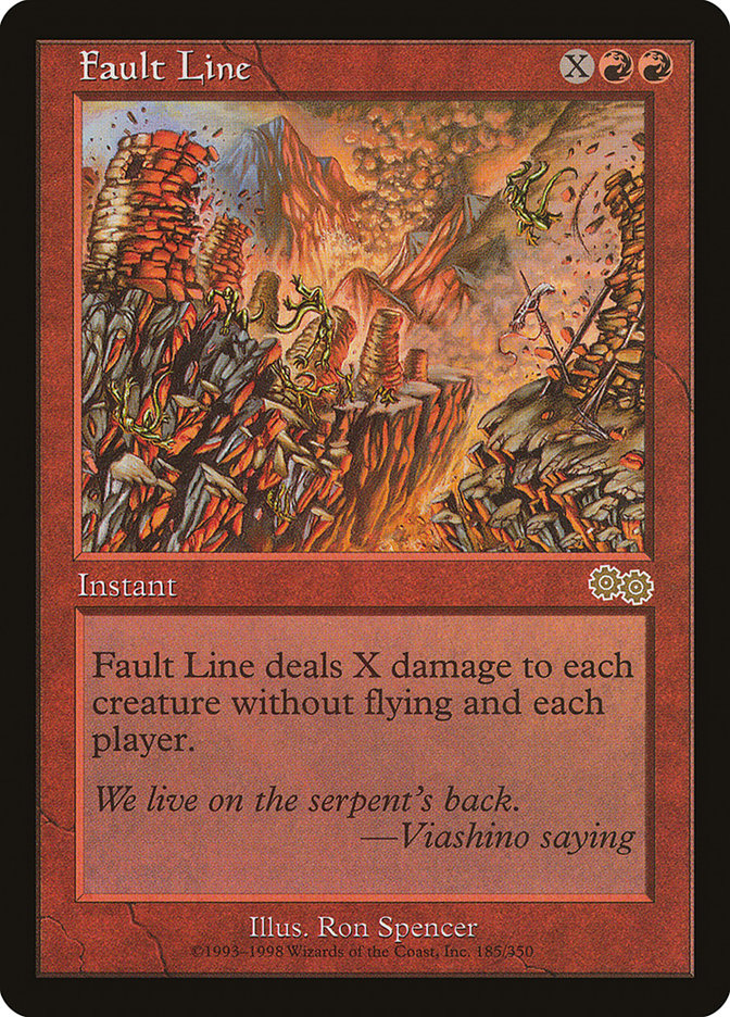 Fault Line [Urza's Saga] | Gamer Loot